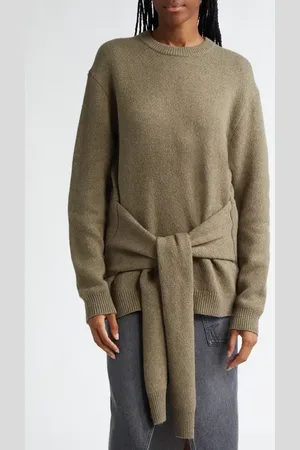 J.W.Anderson Tie Hem Crewneck Sweater in at Nordstrom, Size X-Small