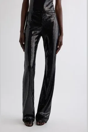 Courrèges Buckle Cutout Sequin Pants in at Nordstrom, Size 2 Us