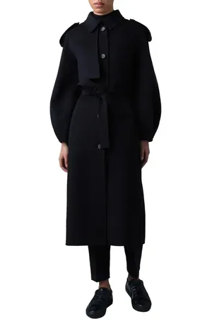Mackage Ceyla Double Face Wool Coat in at Nordstrom, Size Large