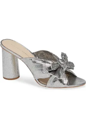 Loeffler Randall Penny Knotted Lam?? Sandal in at Nordstrom, Size 11