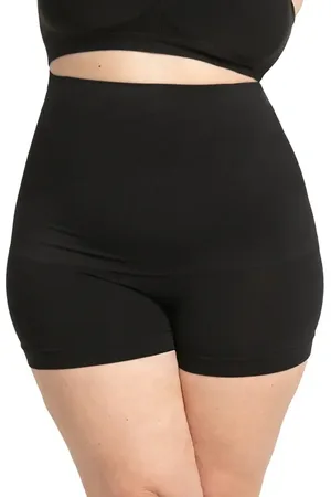 Shapermint Essentials High Waist Shaper Boyshorts in at Nordstrom, Size Small