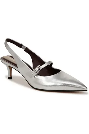 Franco Sarto Khloe Slingback Mary Jane Pointed Toe Kitten Heel Pump in at Nordstrom, Size 7.5