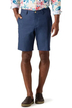 Tommy Bahama Lahaina Bay Flat Front Linen Blend Shorts in at Nordstrom, Size 30