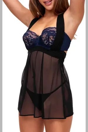 Adore Me Ove Underwired Babydoll Lingerie in at Nordstrom, Size 32Ddd
