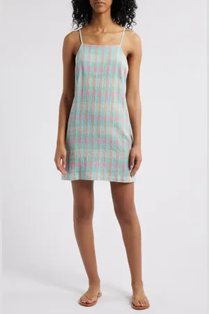 Rip Curl Sun to Sea Check Minidress in at Nordstrom, Size X-Small