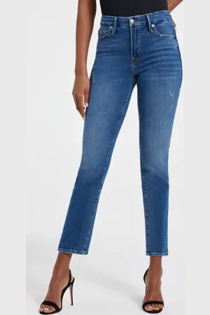 GOOD AMERICAN Good Straight Leg Jeans in at Nordstrom, Size 00
