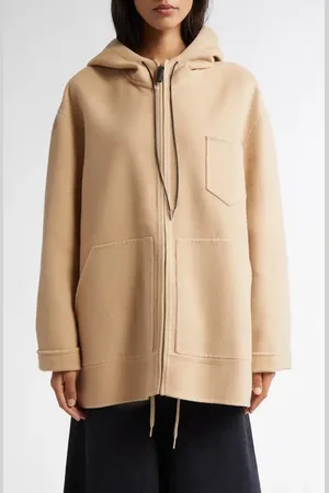 Marni Oversize Virgin Wool & Cashmere Hooded Parka in at Nordstrom, Size 2 Us