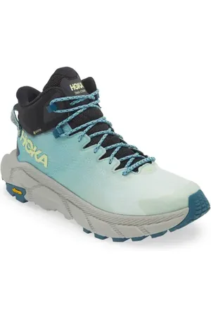 Hoka One One Trail Code Gore-Tex?? Hiking Boot in Blue Glass /Coastal Shade at Nordstrom, Size 5.5