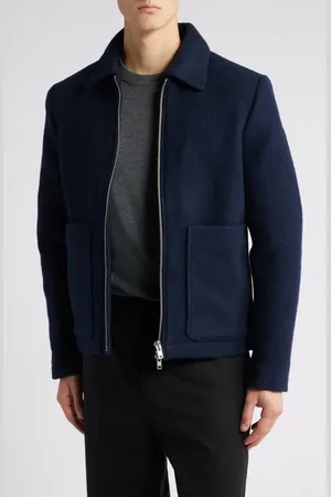 NN.07 Gael 8267 Wool Blend Shirt Jacket in at Nordstrom, Size Xx-Large