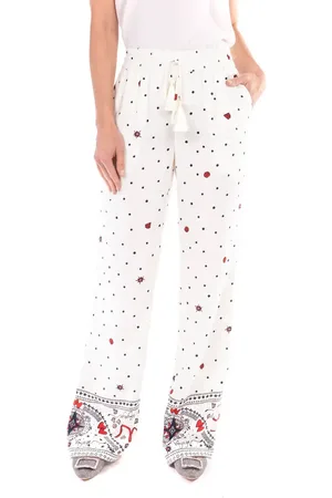 Badgley Mischka Border Print Drawstring Pants in at Nordstrom, Size X-Large