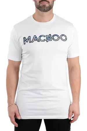 Maceoo Titan Logo Cotton Graphic T-Shirt in at Nordstrom, Size 4
