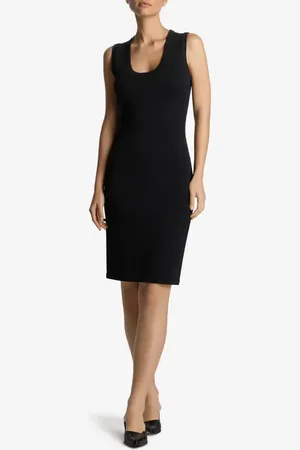 ST. JOHN Santiago Knit Scoop Neck Sleeveless Dress in at Nordstrom, Size X-Small