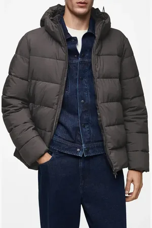 MANGO Thermoregulating Water Repellent Hooded Puffer Jacket in at Nordstrom, Size Small