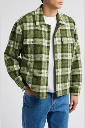 Rails Saxon Relaxed Fit Plaid Snap-Up Shirt in at Nordstrom, Size Small