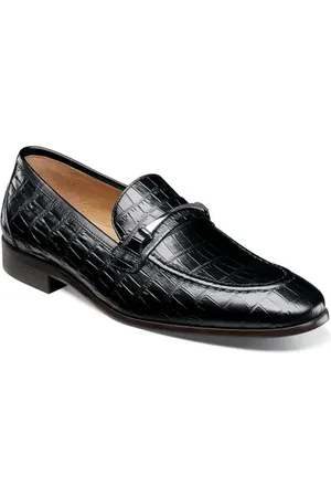 Stacy Adams Ferdinand Croc Embossed Loafer in at Nordstrom, Size 8