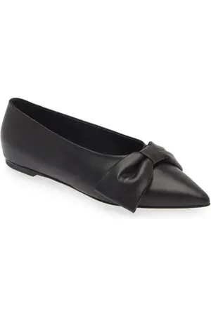 Dear Frances Bow Pointed Toe Flat in at Nordstrom, Size 8Us