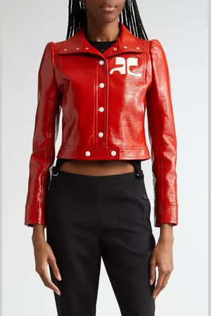 Courrèges Re-Edition Vinyl Jacket in at Nordstrom, Size 4 Us