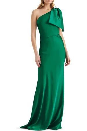 Sachin & Babi Aubrey One-Shoulder Satin Charmeuse Gown in at Nordstrom, Size 6