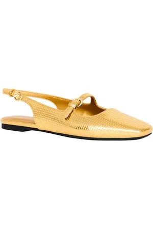 Katy perry The Evie Lizard Embossed Slingback Flat in at Nordstrom, Size 5