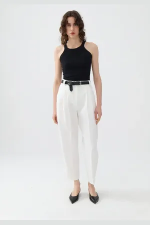 Nocturne High Waist Pleated Pants in at Nordstrom, Size Xx-Large