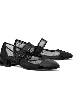 Tory Burch Cap Toe Mary Jane in Nero /Perfect Black at Nordstrom, Size 7.5