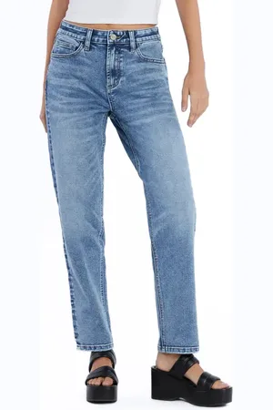 HINT OF BLU High Waist Ankle Straight Leg Jeans in at Nordstrom, Size 26
