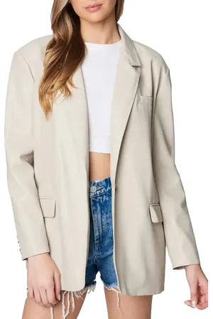 BLANK NYC Faux Leather Blazer in at Nordstrom, Size X-Small