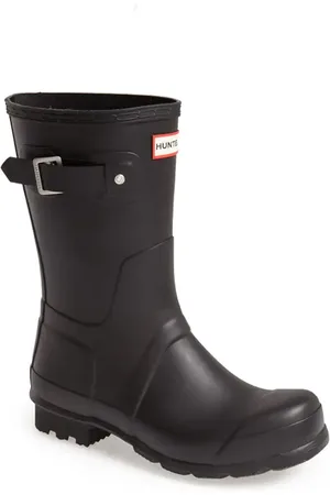 Hunter Original Short Waterproof Rain Boot in at Nordstrom, Size 10