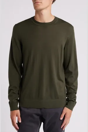 THEORY Regal Wool Crewneck Sweater in at Nordstrom, Size Medium