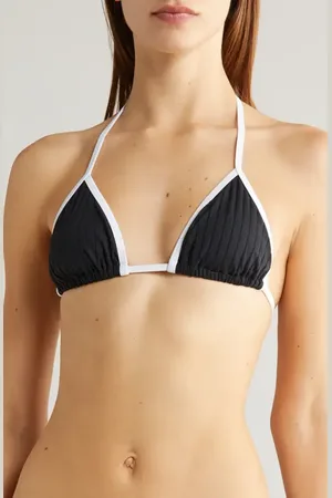 Solid Iris Rib Bikini Top in at Nordstrom, Size Small