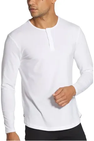 Cuts AO Curved Hem Long Sleeve Henley in at Nordstrom, Size Small