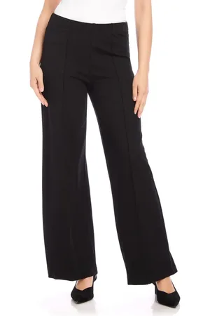 Karen Kane Luna Ponte Wide Leg Pants in at Nordstrom, Size X-Large