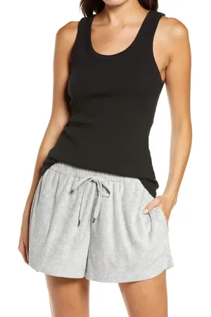 Papinelle Ribbed Shelf Bra Tank in at Nordstrom, Size Small