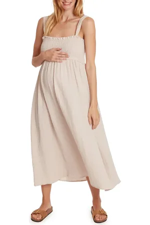 Cache Coeur Lola Midi Maternity/Nursing Dress in at Nordstrom, Size Medium