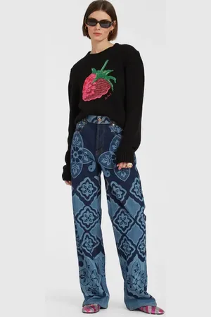 La DoubleJ Lampone Sweater Embroidered at Nordstrom, Size X-Small