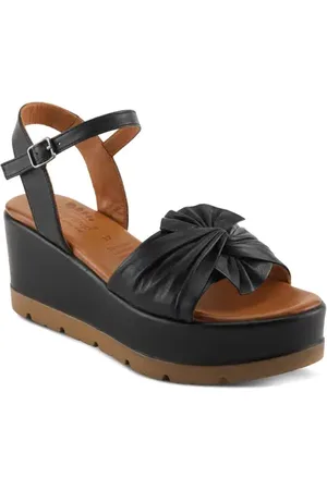 Spring Step Wakefield Ankle Strap Platform Wedge Sandal in at Nordstrom, Size 5.5-6Us