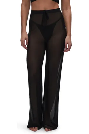 GOOD AMERICAN Mesh Wide Leg Pant in at Nordstrom, Size Small
