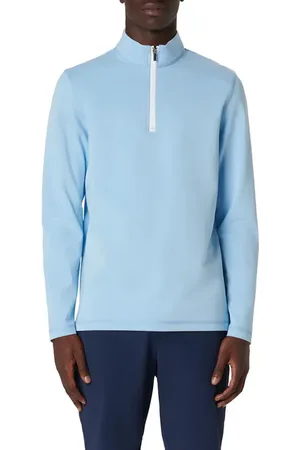 Bugatchi Quarter Zip Pullover in at Nordstrom, Size Small