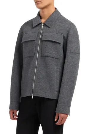 Moose Knuckles Jacques Wool Blend Double Face Jacket in at Nordstrom, Size Small