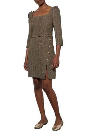 Ming Wang Metallic Tweed Sheath Dress in at Nordstrom, Size Xx-Small