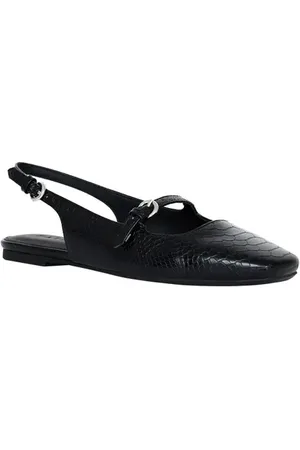 Katy perry The Evie Snakeskin Embossed Slingback Flat in at Nordstrom, Size 5.5