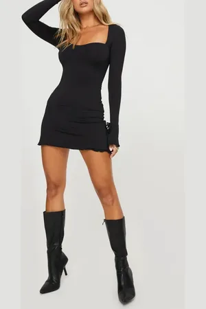 Princess Polly Dalzine Long Sleeve Minidress in at Nordstrom, Size 4