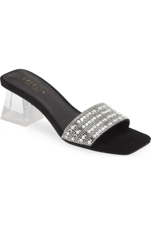 CECELIA Cinder Square Toe Sandal in at Nordstrom, Size 6
