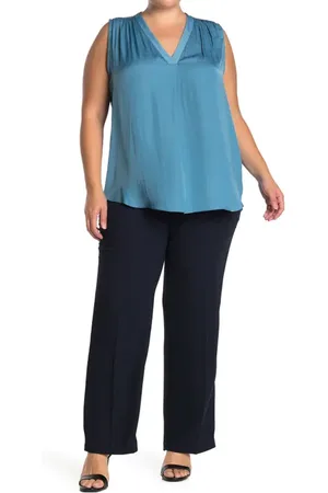 Vince Camuto Moss Crepe Trousers in at Nordstrom, Size 18W