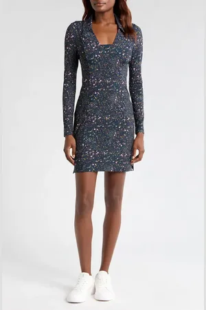 Travis Mathew Where it Counts Long Sleeve Minidress in at Nordstrom, Size X-Large