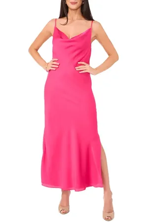 Vince Camuto Cowl Neck Satin Slipdress in at Nordstrom, Size 0