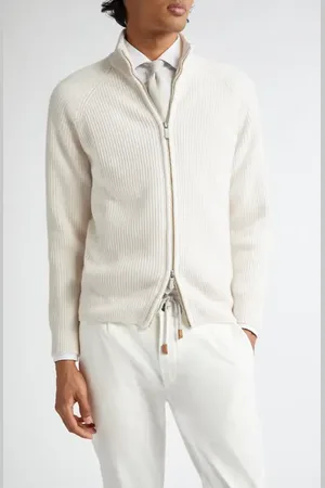 ELEVENTY Rib Cashmere Cardigan in at Nordstrom, Size Xx-Large