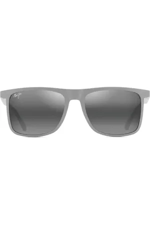 Maui Jim Makamae 56mm Polarized Square Sunglasses in at Nordstrom