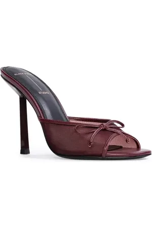 BLACK SUEDE STUDIO Luna Slide Sandal in at Nordstrom, Size 7.5Us