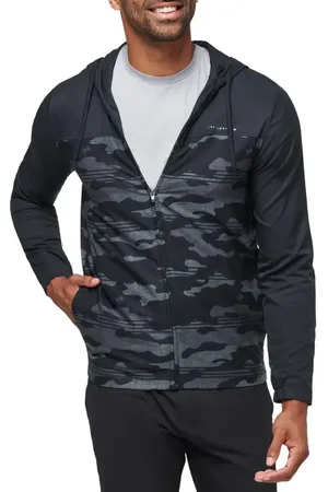Travis Mathew Camo Zip Hoodie in at Nordstrom, Size Small